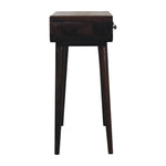 California Walnut Curved Hallway Table