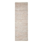 Madras Leather Hemp Rug | 200cm | Natural