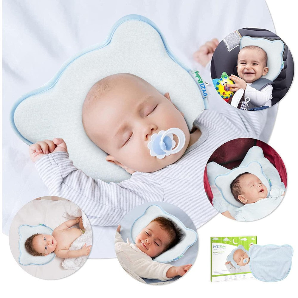 Dyzi 3d Memory Foam Pillow: Prevent Flat Head Syndrome In Babies