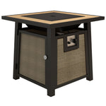 Propane Fire Pit Table 50,000 Btu W/ Cover | Brown