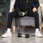2x4kg Rubber Hex Dumbbells For Home Gym | Black