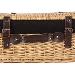 Wicker Buff 40cm Picnic Basket | Black