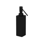 Soap Dispenser, 125ml Capacity, Black Matt Freestanding Collection Metric