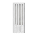 Breeins Magnetic Sliding Pvc Concertina Folding Door With Solid Bottom