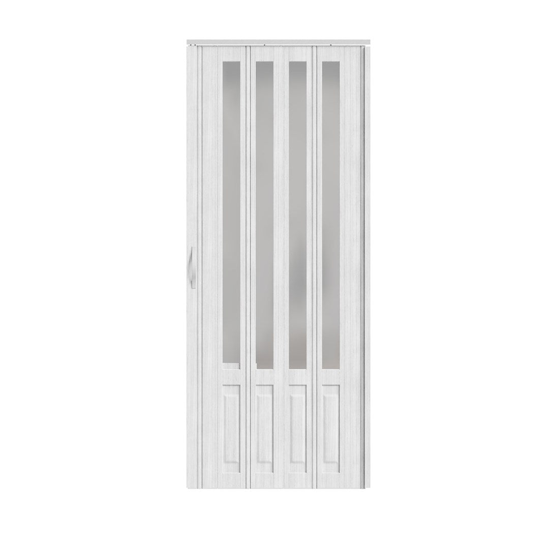 Breeins Magnetic Sliding Pvc Concertina Folding Door With Solid Bottom