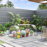 Green Tunnel Greenhouse 200x100x80cm | Silver