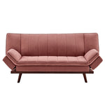 Scandinavian Click Clack Sofa Bed - Double | Rose