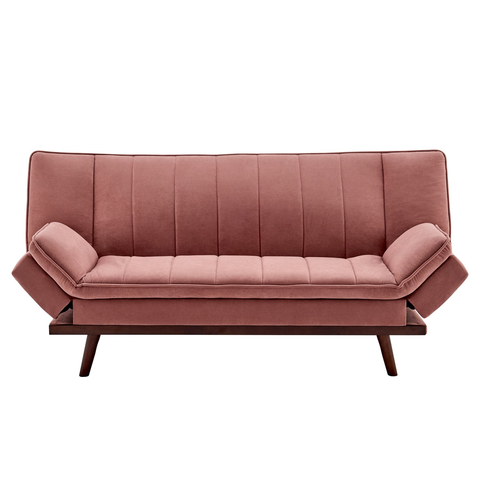 Scandinavian Click Clack Sofa Bed - Double | Rose