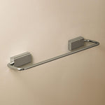 Towel Rail, 40cm Screw-in Or Self-adhesive Chrome Silver, Next Collection