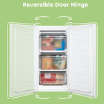 60l Freestanding Under Counter Upright Freezer Adjustable Thermostat
