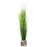 Metal Planter Plant Pot With Polished Silver Finish 20 X 18cm