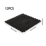 12pcs Interlocking Foam Play Mats For Kids – Soft, 30cm X 30cm Puzzle Floor Tiles | Black
