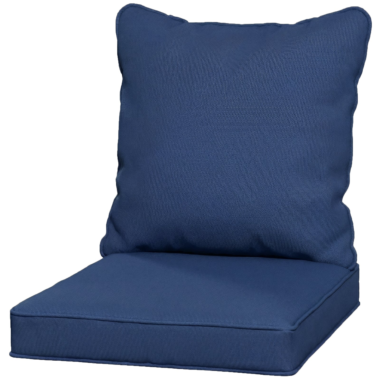 Cushion Set With Seat & Back Pad, Cushion Only | Blue