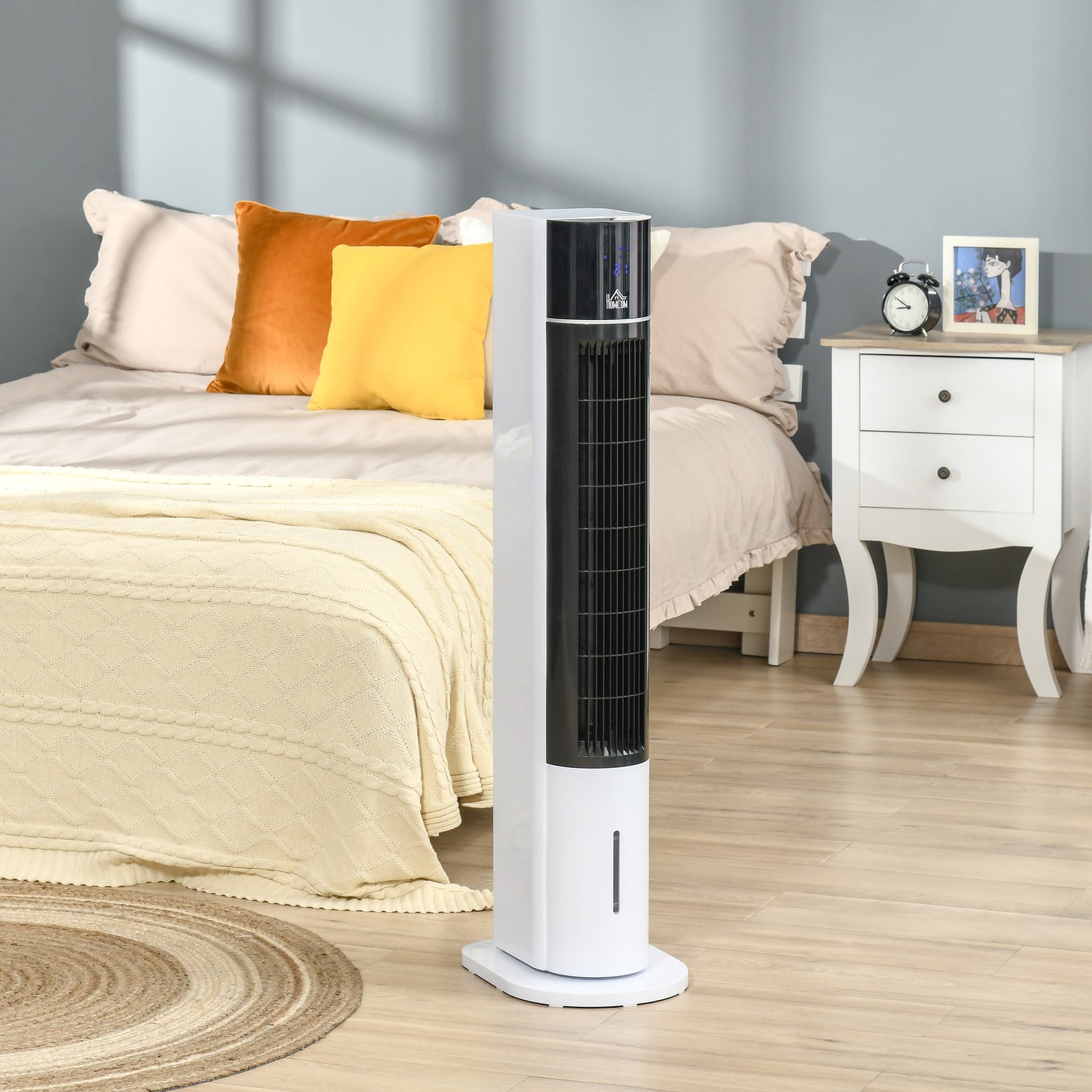 Bladeless Air Cooler Evaporative Oscillating Tower Fan