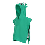 Childrens/kids Stompy The Dinosaur Hooded Towel | 1-3 Years | Green