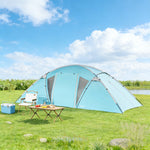 4-6 Man Family Tent, 2 Bedrooms, Living Room | Blue