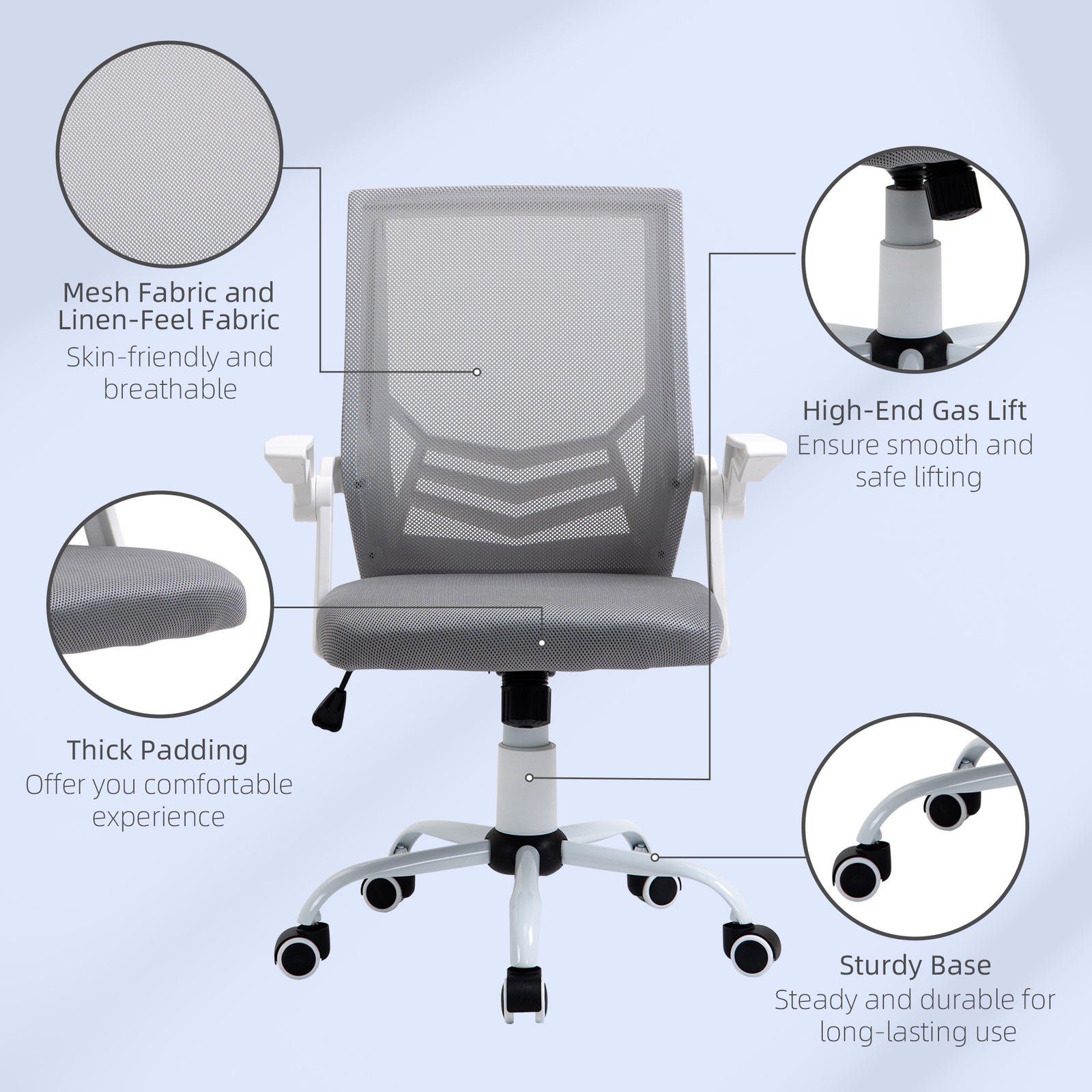 Mesh Office Chair Lumbar Support