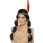 Native American Inspired Wig, With Pigtails