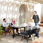 5 Piece Garden Furniture Set, Garden Dining Set With 4 Chairs | Light Grey
