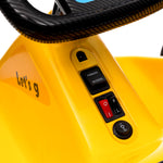 Aiyaplay 6v Electric Go Kart W/ Music, Light, Horn, For 3-5 Years | Yellow