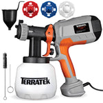 Electric Paint Sprayer 600w, Hvlp Hand Held Fence Spray Gun 1200ml Container