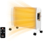 Mica Electric Space Heater Portable With 2 Heat Settings | One Size | White