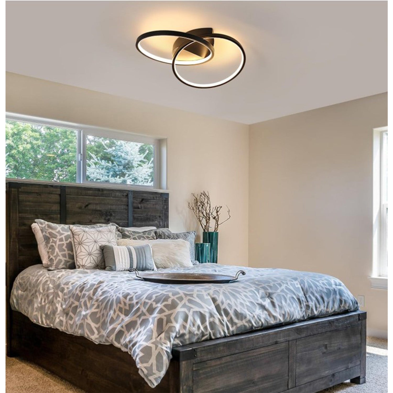 Bath Plus TB+ Modern Dual-round Led Ceiling Light