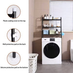 3 Tiers Metal Bathroom Organizer Over Toilet Rack Storage Shelves | Black