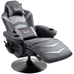 Massage Recliner Chair With Remote, Pu Leather Recliner