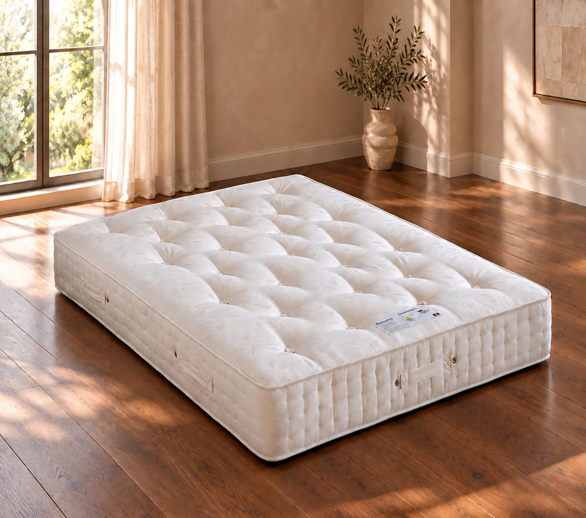 Ambassador 3000 Pocket Sprung Natural Mattress | Single | White