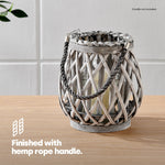 Willow Lanterns Set Of 3 - Grey