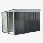 Breeins 4x9 Ft Pent Roof Garden Tool Shed Outdoor Patio Storage House
