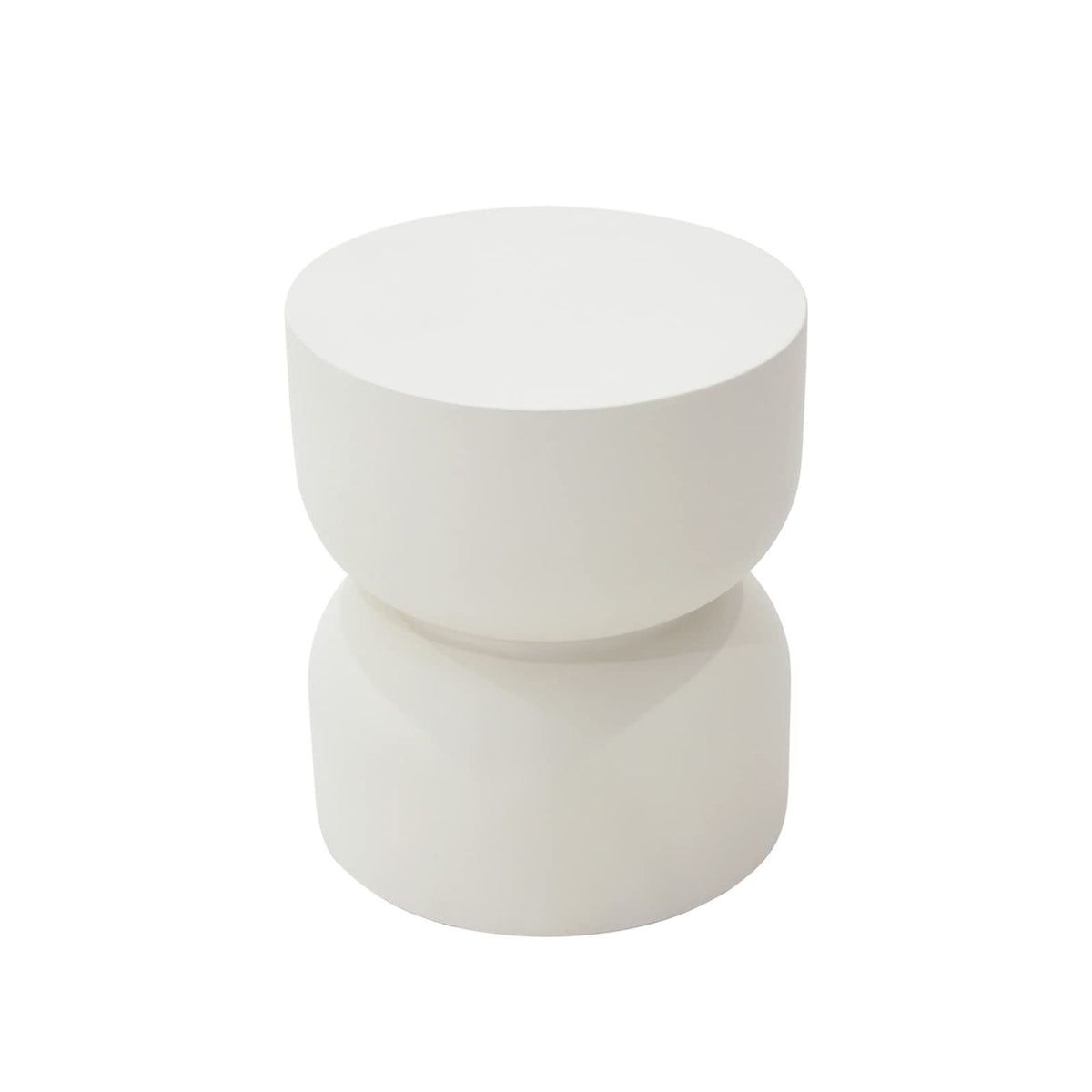 Chronos Grc Side Table | Cream White