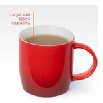 Fineway Ceramic Coffee Mug Set 6 Large Tea Cups Microwave Safe