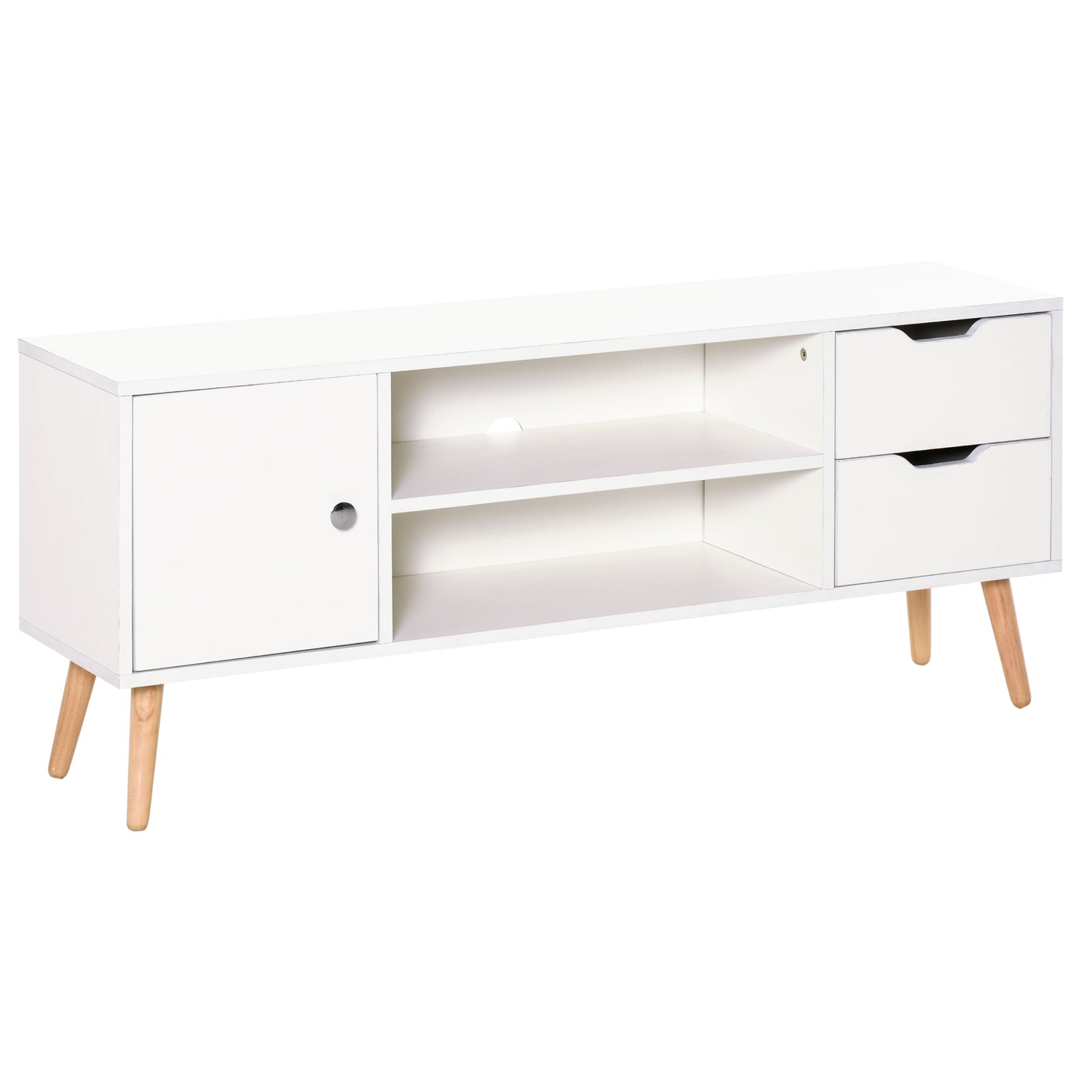 Modern Tv Stand Storage Shelf Media Console