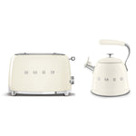 Wkf01, Tsf03 Stovetop Kettle & 4-slice Toaster Set | Cream