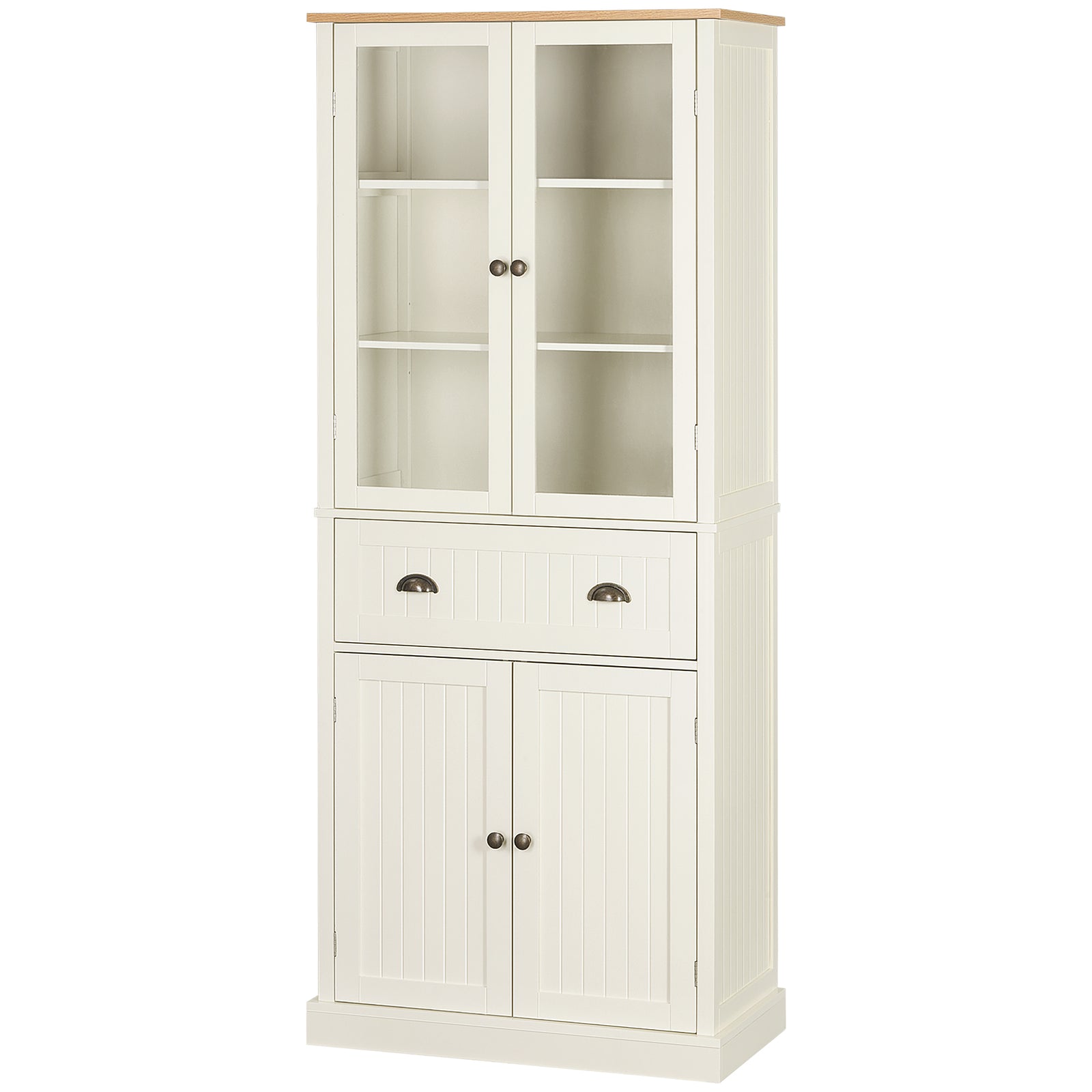 5 Tier Kitchen Cupboard, Adjustable Shelves