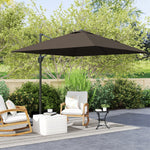 2.5x2.5m Offset Parasol, Cantilever Umbrella