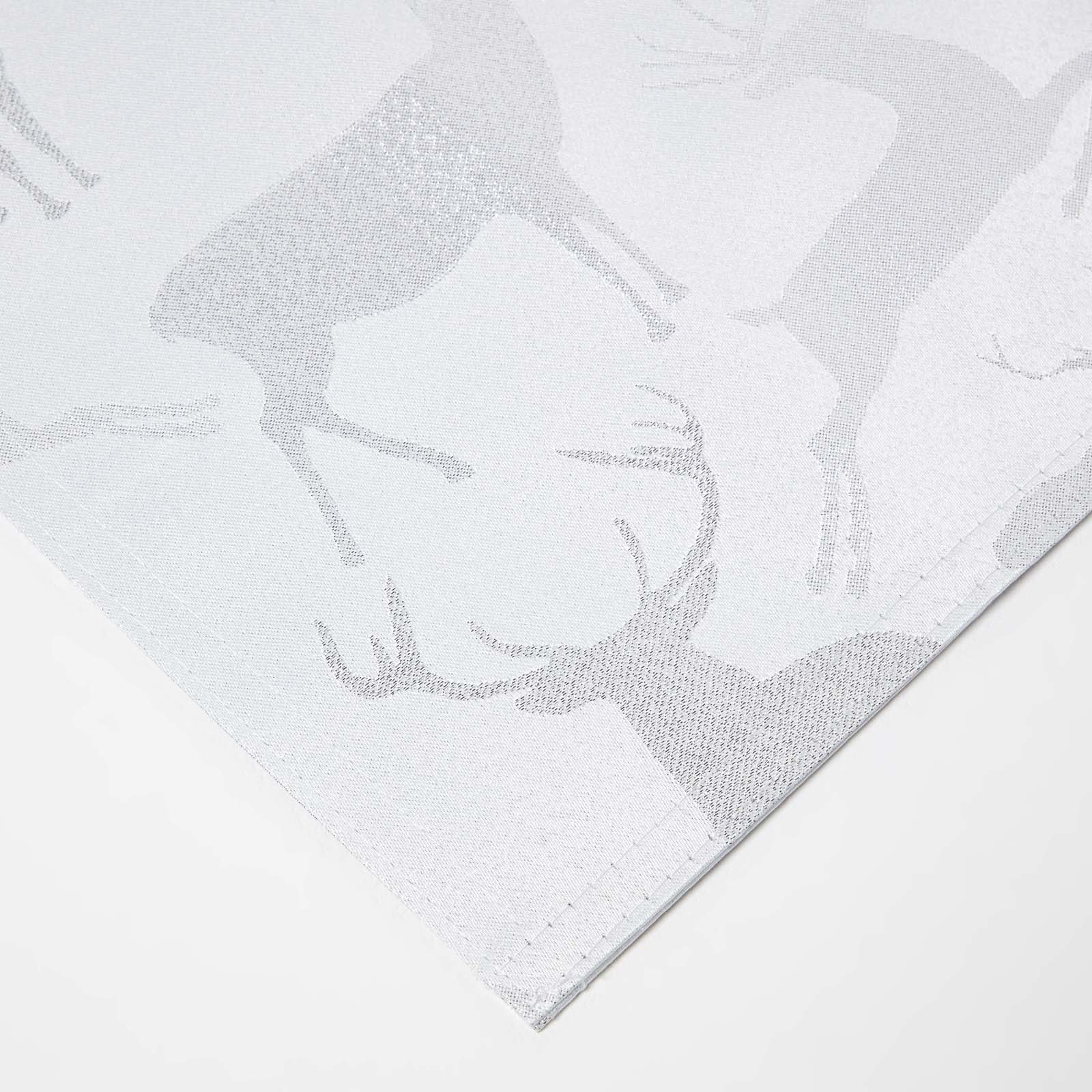Silver Stag Christmas Placemats, Set Of 2