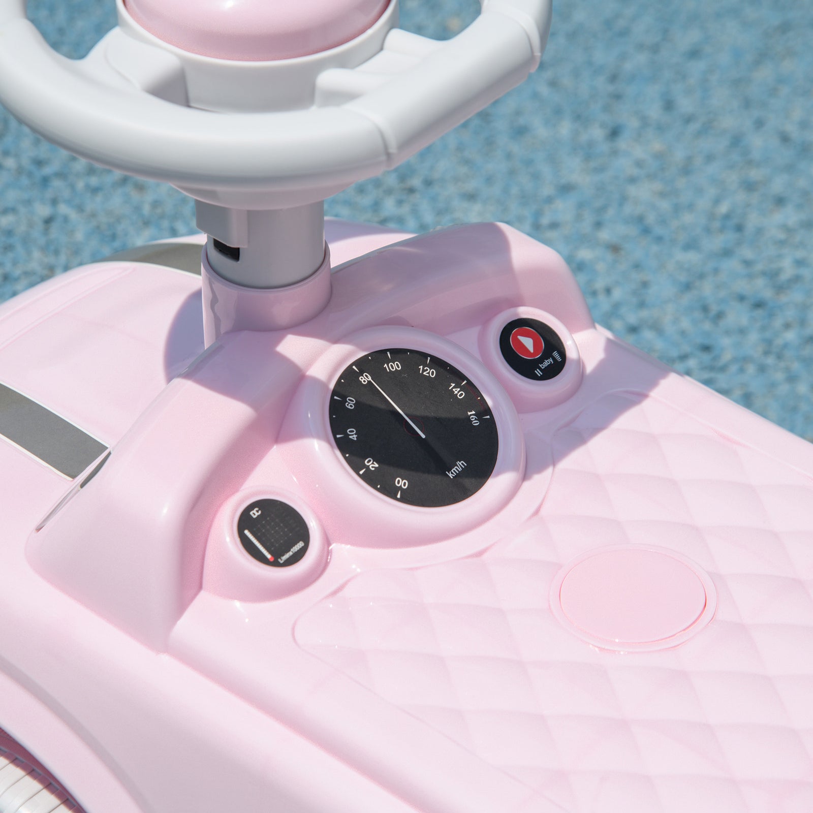 Ride On Car Foot To Floor Sliding Car W/ Air Horn | Pink