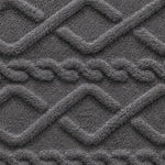Textured Cable Throw Blanket – Soft Cosy Decorative Throw 150 X 200cm | 150cm x 200cm | Charcoal