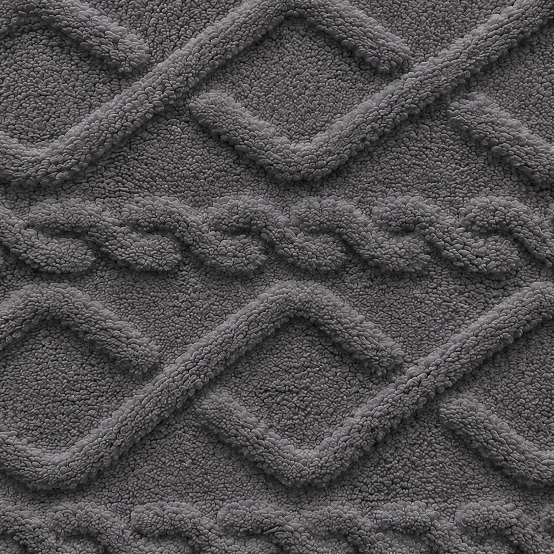 Textured Cable Throw Blanket – Soft Cosy Decorative Throw 150 X 200cm | 150cm x 200cm | Charcoal