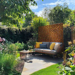 Metal Outdoor Privacy Screen 120cm X 180cm - Panels | 120cm x 180cm | Rust