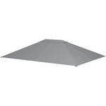 3 X 4m Gazebo Replacement Canopy Cover Gazebo Replacement | Light Slate Gray