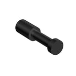 Towel Hook, Robe Hook, Coat Hook Wall-mounted Matt Black Logic Collection