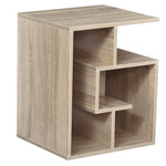 3-tier Side End Table Open Shelves Storage Coffee Book | Natura