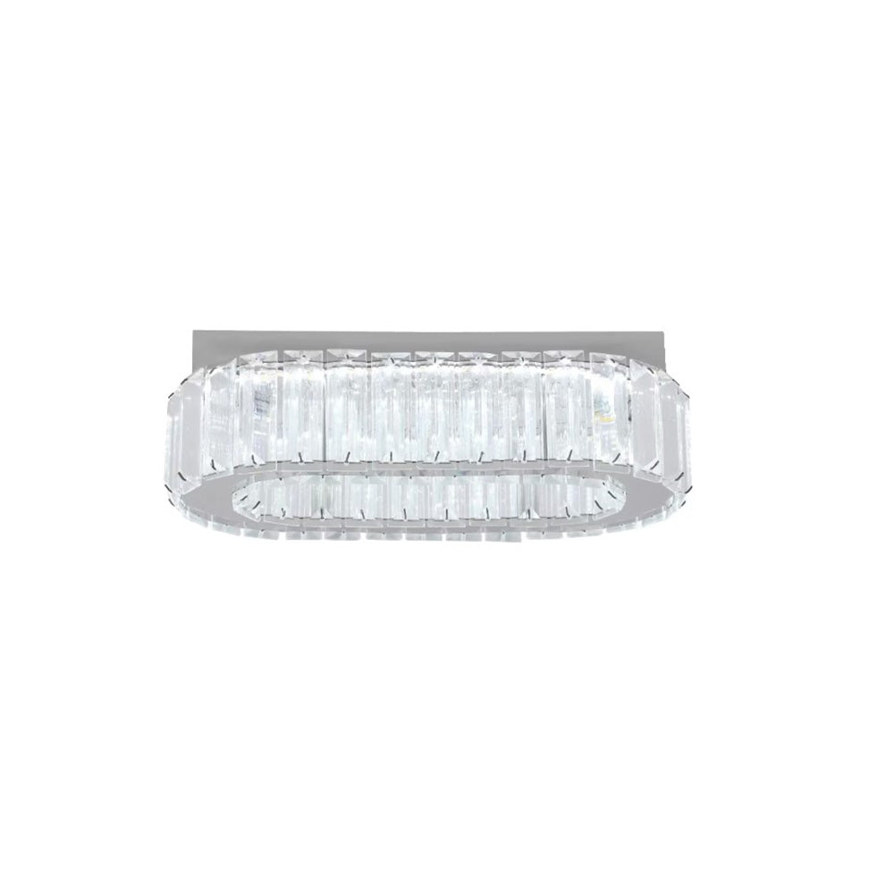 Bath Plus TB+ Modern Crystal Oval Led Ceiling Light