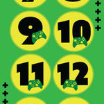 Xbox Multi Ages 7-14 Sticker Birthday Card Official Product