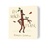 I'm Stickman' Birthday Card Official Product