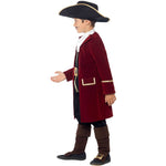 Deluxe Pirate Captain Costume, Kids | Small